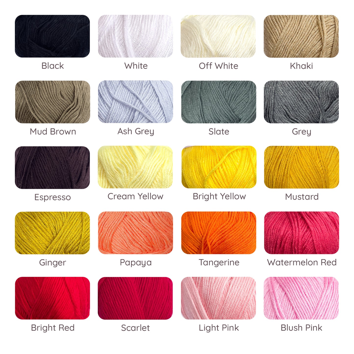 Bamboo Cotton Blend Yarn (70% Bamboo, 30% Cotton) 6ply Lace Multicolor / Variegated (50g) - 2 of 2