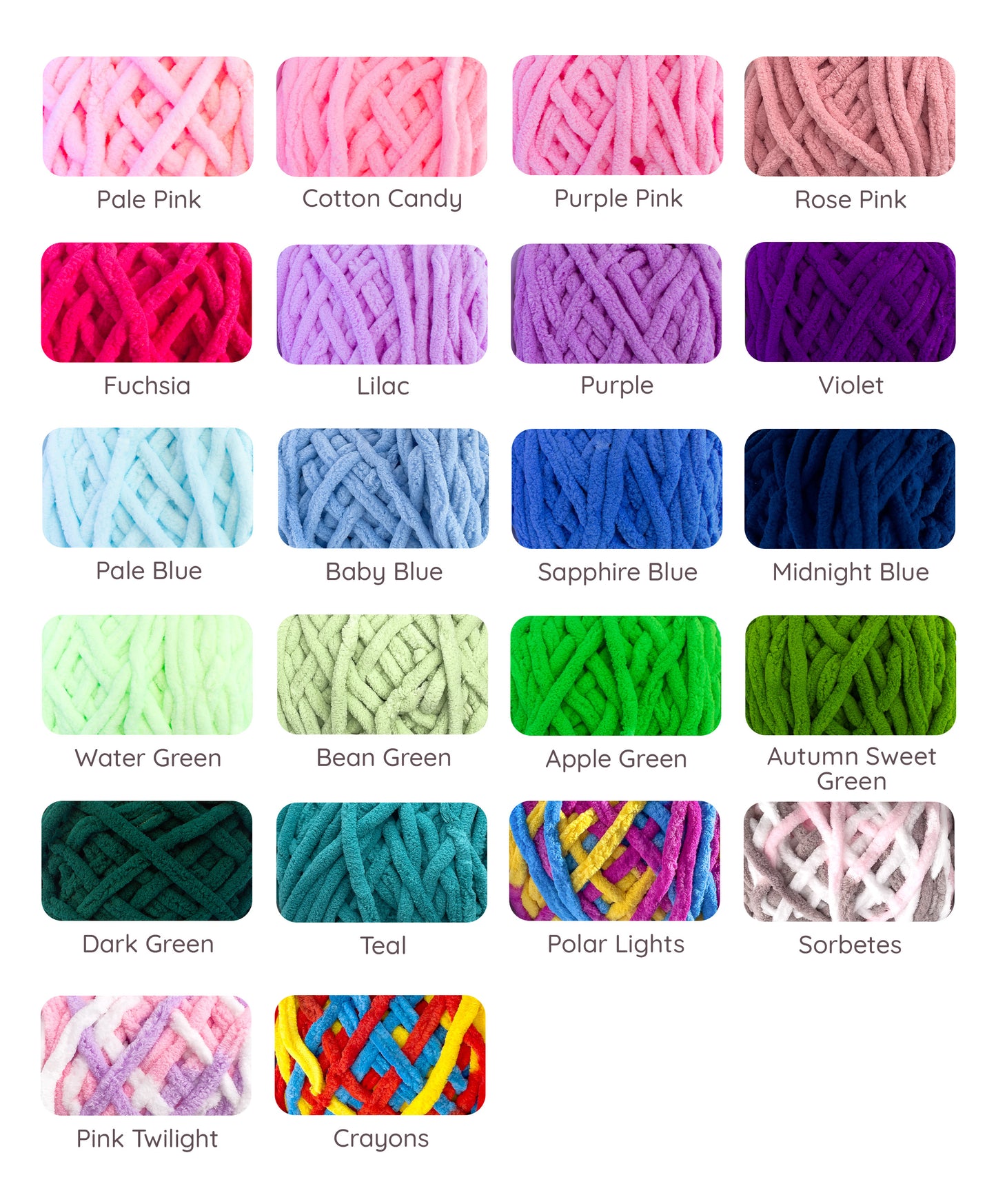 Thick Chunky Chenille Fancy Blanket Towel Yarn