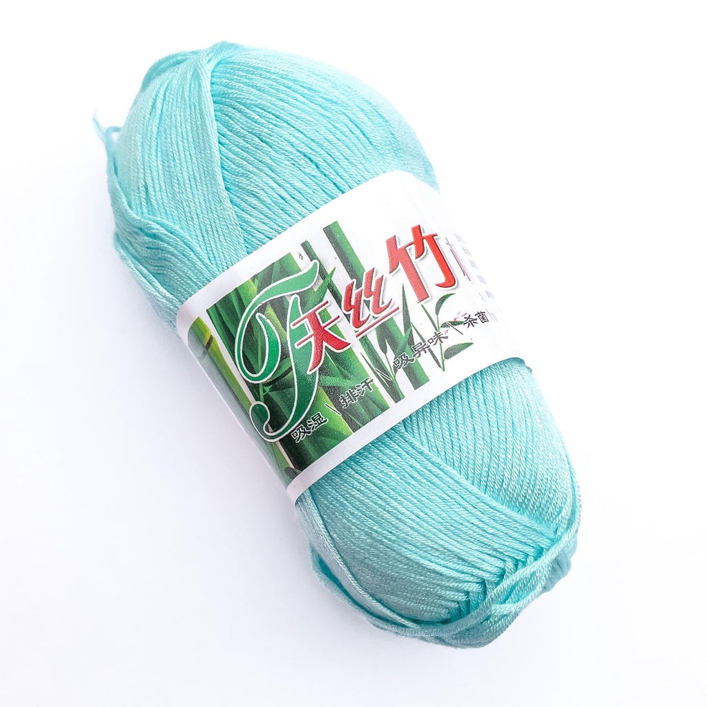 Bamboo Cotton Blend Yarn (70% Bamboo, 30% Cotton) 6ply Lace (50g) - 1 of 2