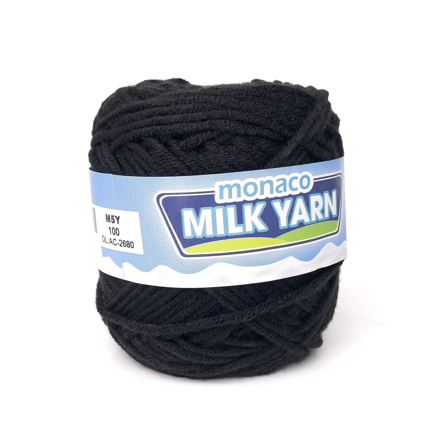 Monaco Milk Yarn 5ply Milk Cotton Yarn 100% Acrylic for Crochet and Knitting (50g)