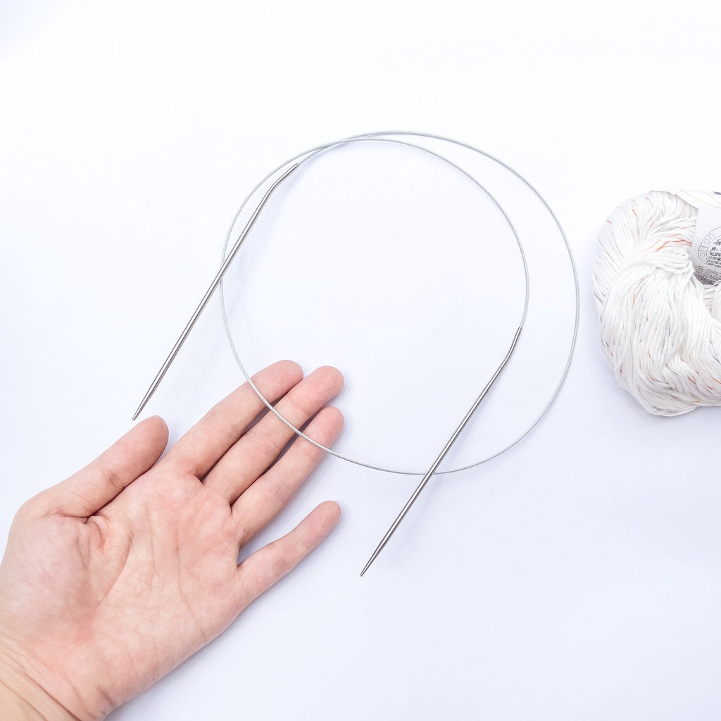 100cm Metal Circular Knitting Needles per piece (1.5mm-10.0mm)