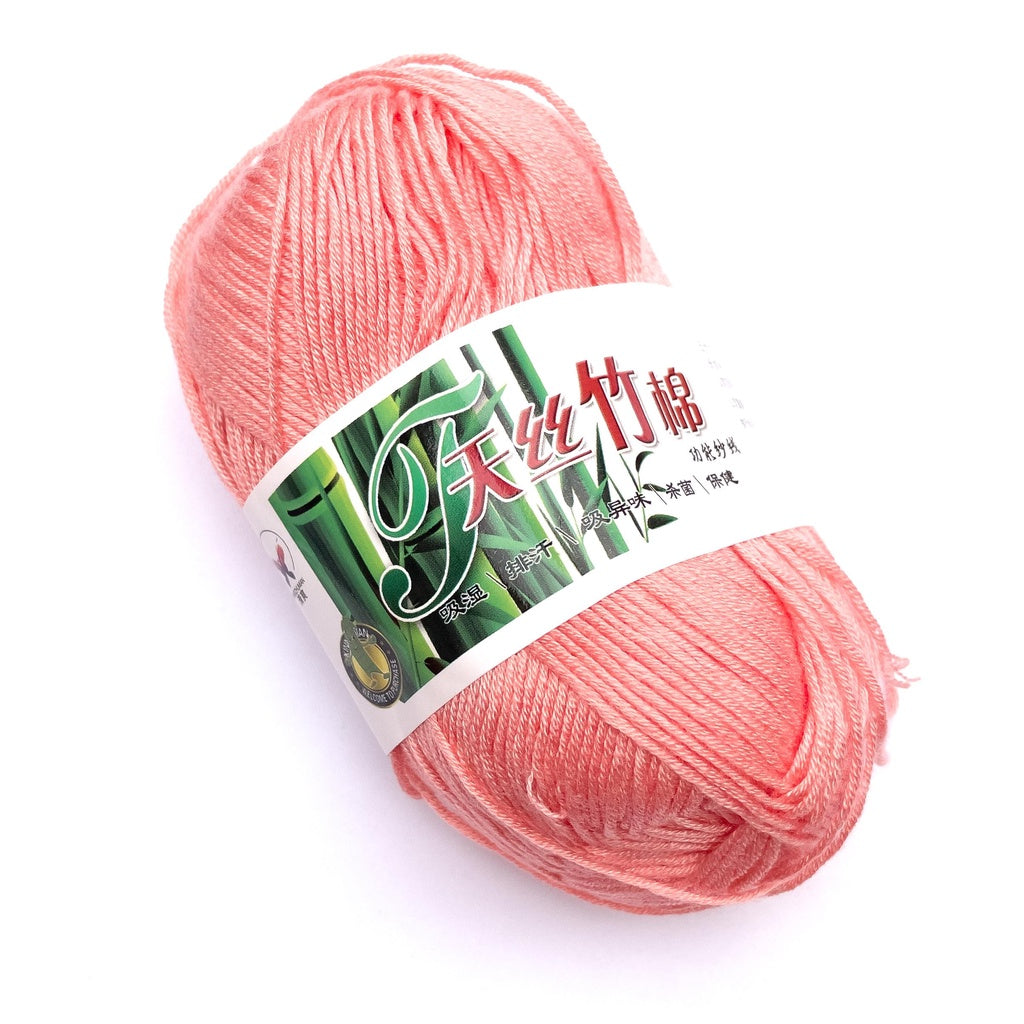 Bamboo Cotton Blend Yarn (70% Bamboo, 30% Cotton) 6ply Lace (50g) - 1 of 2