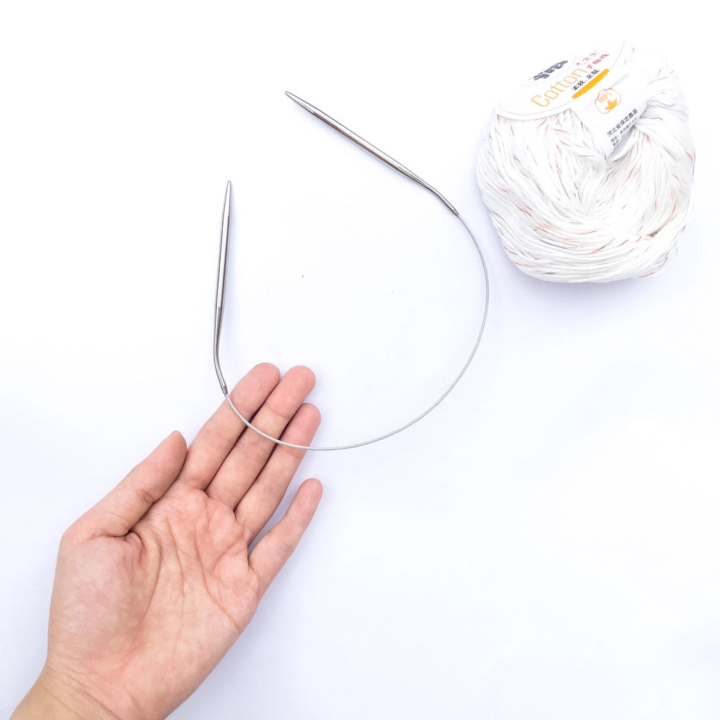 43cm Metal Circular Knitting Needles per piece (1.5mm-10.0mm)