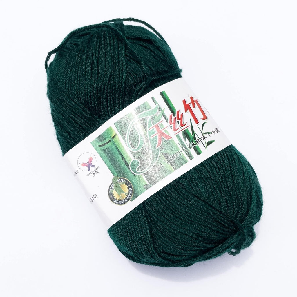 Bamboo Cotton Blend Yarn (70% Bamboo, 30% Cotton) 6ply Lace (50g) - 1 of 2