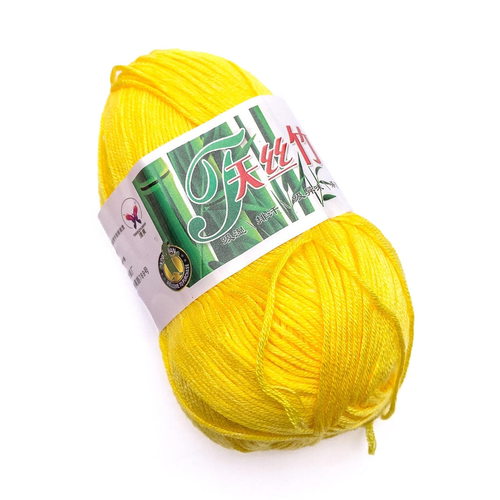 Bamboo Cotton Blend Yarn (70% Bamboo, 30% Cotton) 6ply Lace (50g) - 1 of 2