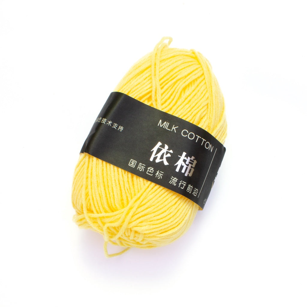 4ply Milk Cotton Crochet and Knitting Yarn Premium Soft Acrylic Polyester Blend - 2 of 4