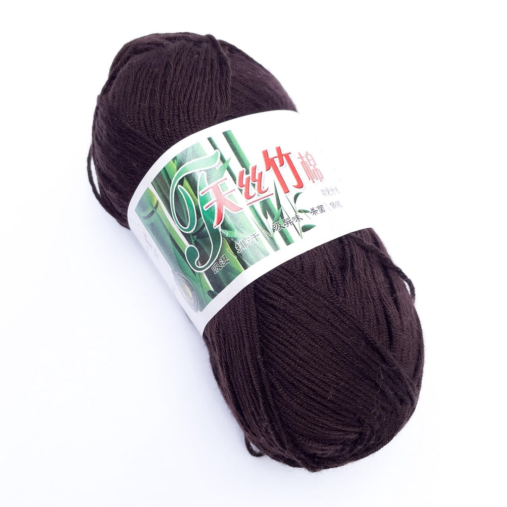 Bamboo Cotton Blend Yarn (70% Bamboo, 30% Cotton) 6ply Lace (50g) - 1 of 2