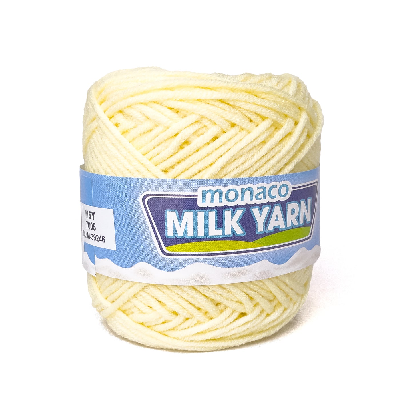 Monaco Milk Yarn 5ply Milk Cotton Yarn 100% Acrylic for Crochet and Knitting (50g)