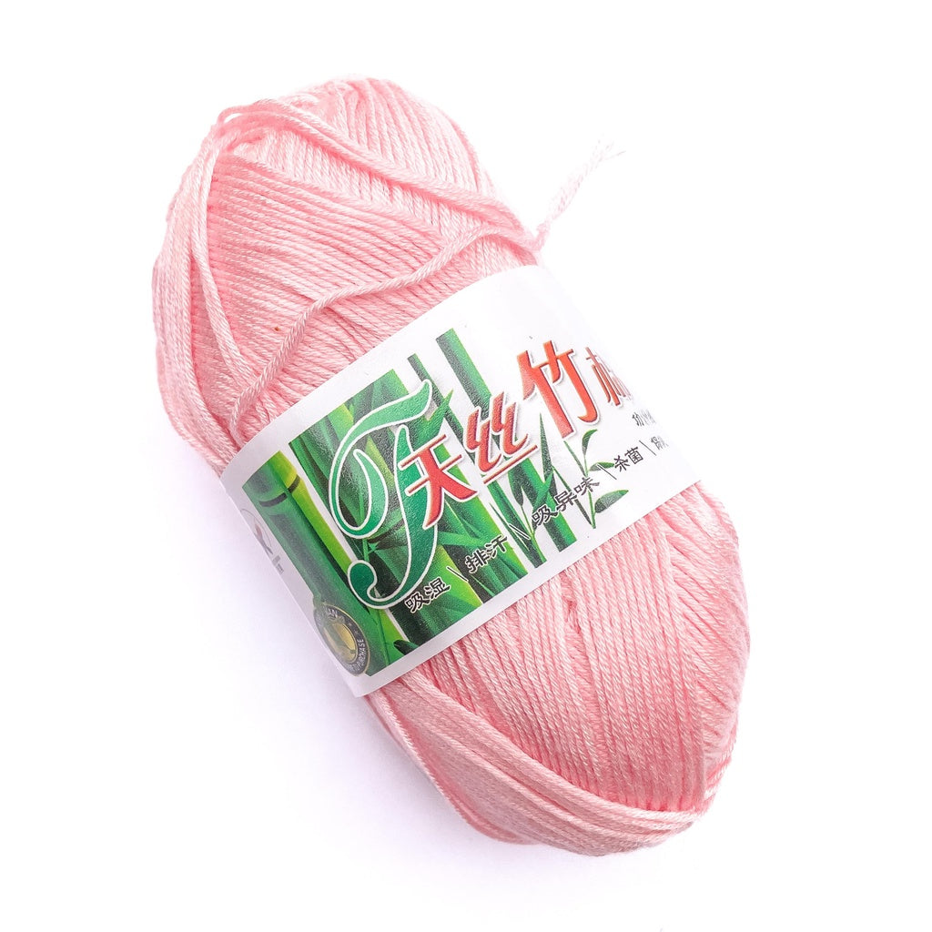 Bamboo Cotton Blend Yarn (70% Bamboo, 30% Cotton) 6ply Lace (50g) - 1 of 2