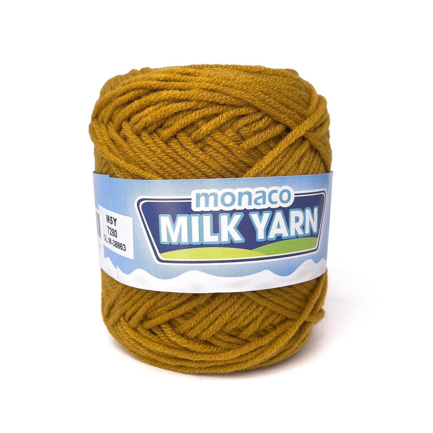 Monaco Milk Yarn 5ply Milk Cotton Yarn 100% Acrylic for Crochet and Knitting (50g)