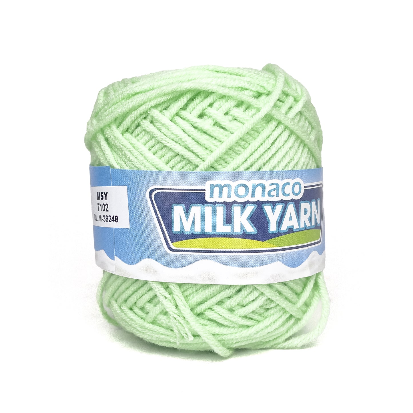 Monaco Milk Yarn 5ply Milk Cotton Yarn 100% Acrylic for Crochet and Knitting (50g)