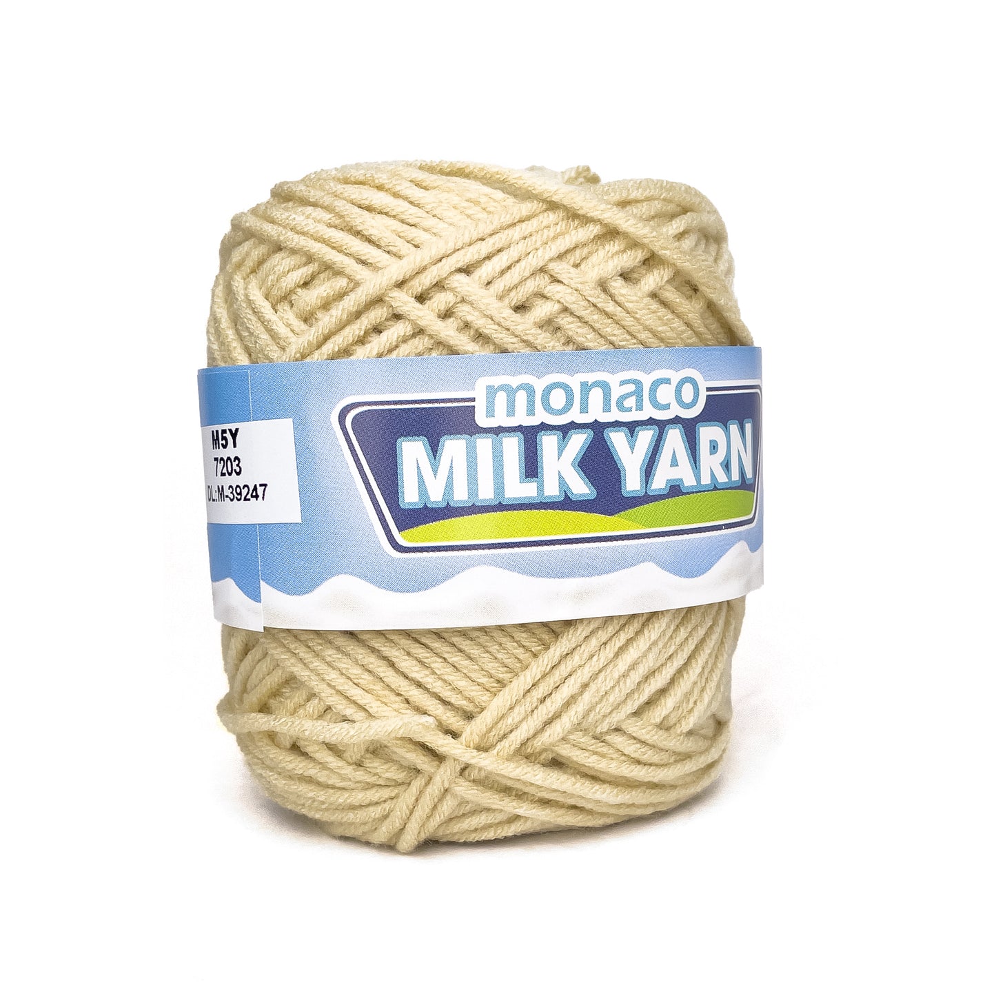 Monaco Milk Yarn 5ply Milk Cotton Yarn 100% Acrylic for Crochet and Knitting (50g)