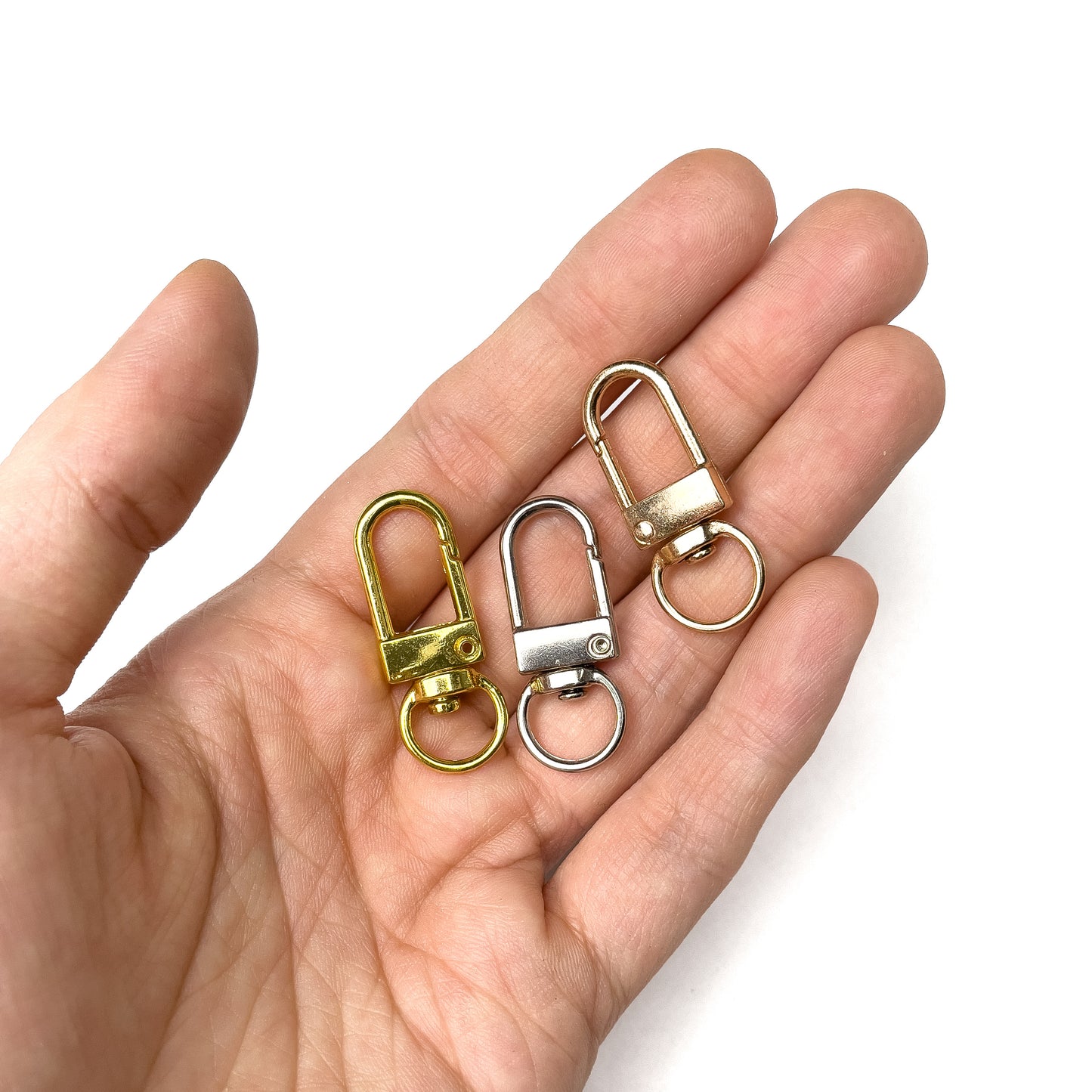 5pcs Swivel Hook / Lobster Clasp Claw Key Chain Keychain Bag Buckle