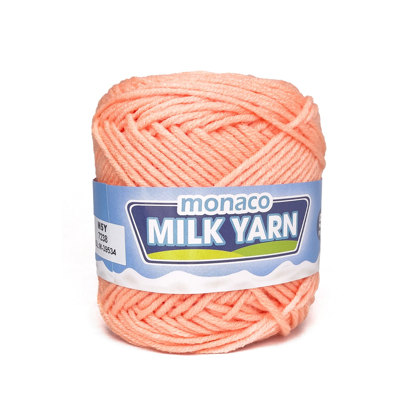 Monaco Milk Yarn 5ply Milk Cotton Yarn 100% Acrylic for Crochet and Knitting (50g)