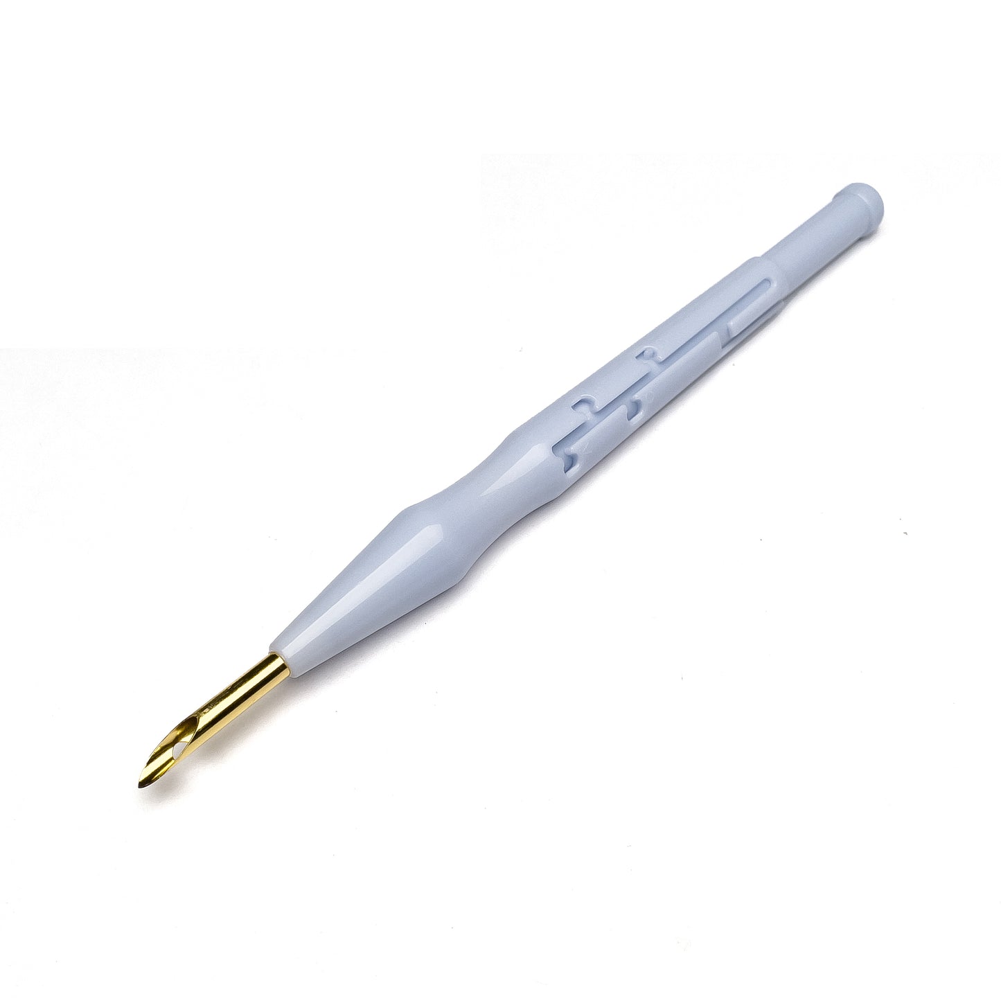 Adjustable Punch Needle Needles Plastic Embroidery Pen Pink Blue Color with Threader (1pc)
