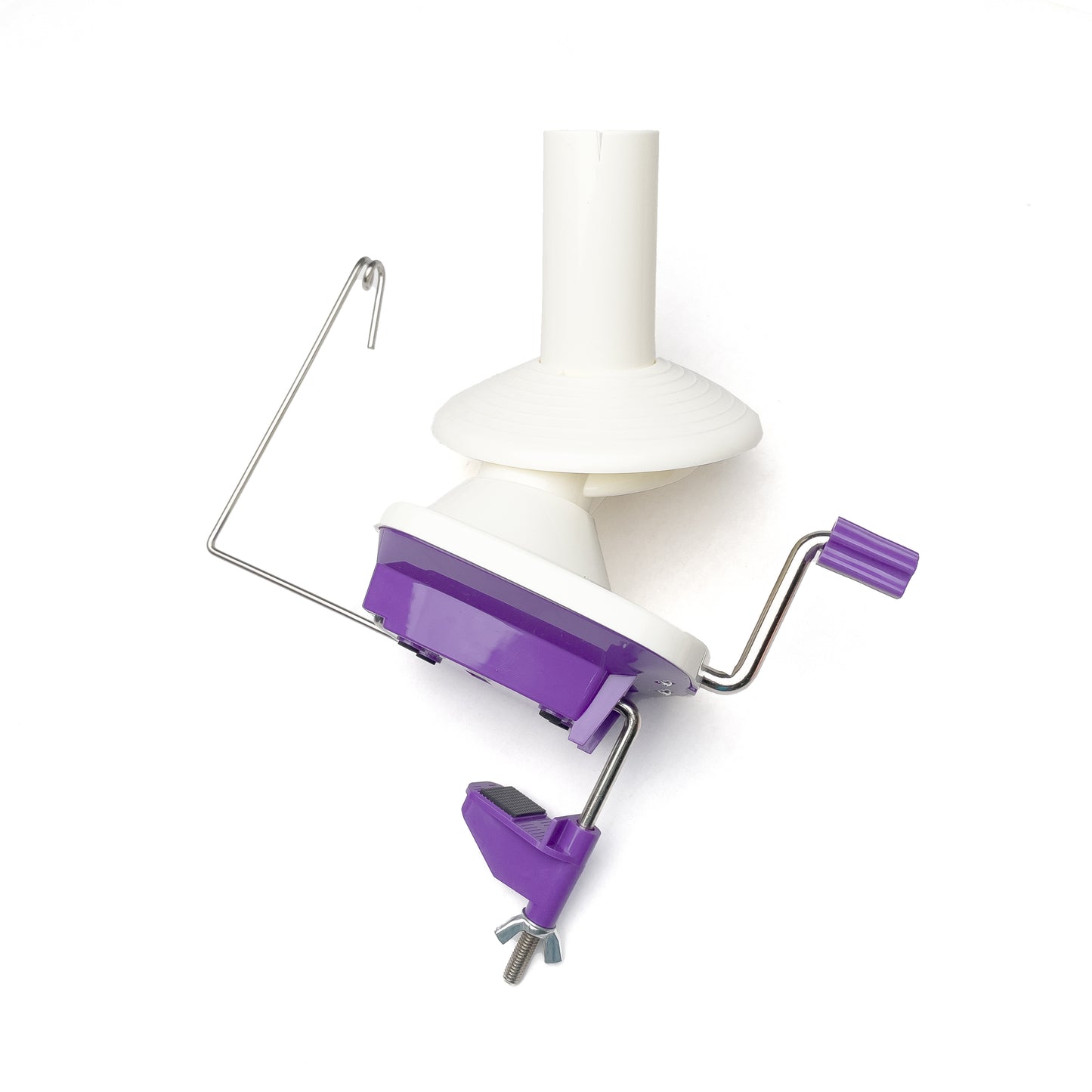 Pink / Purple / Lilac Plastic Yarn Winder Manual Hand Winding Tool Hand Operated