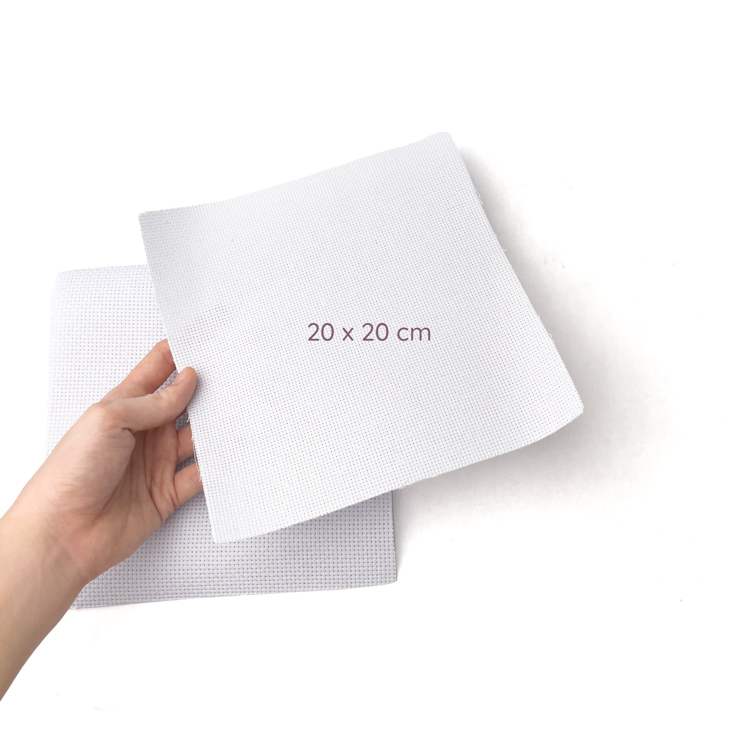 Aida Cloth White Cross Stitch Stitching Fabric Canvas 11cts 14cts for DIY Handmade