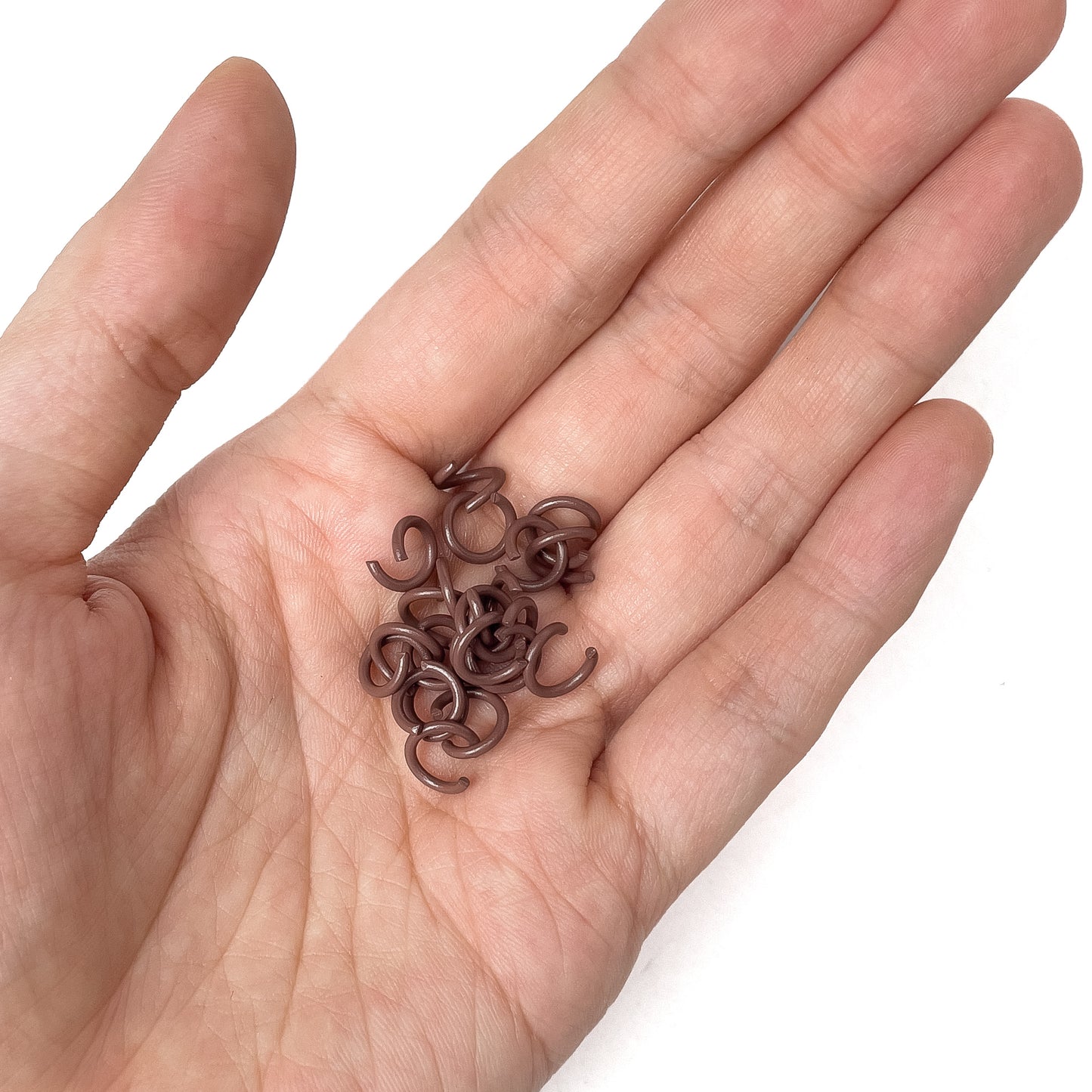 8mm Colorful Open Jump Ring Rings Coated Painted Jumpring (10 grams / approx 50pcs)