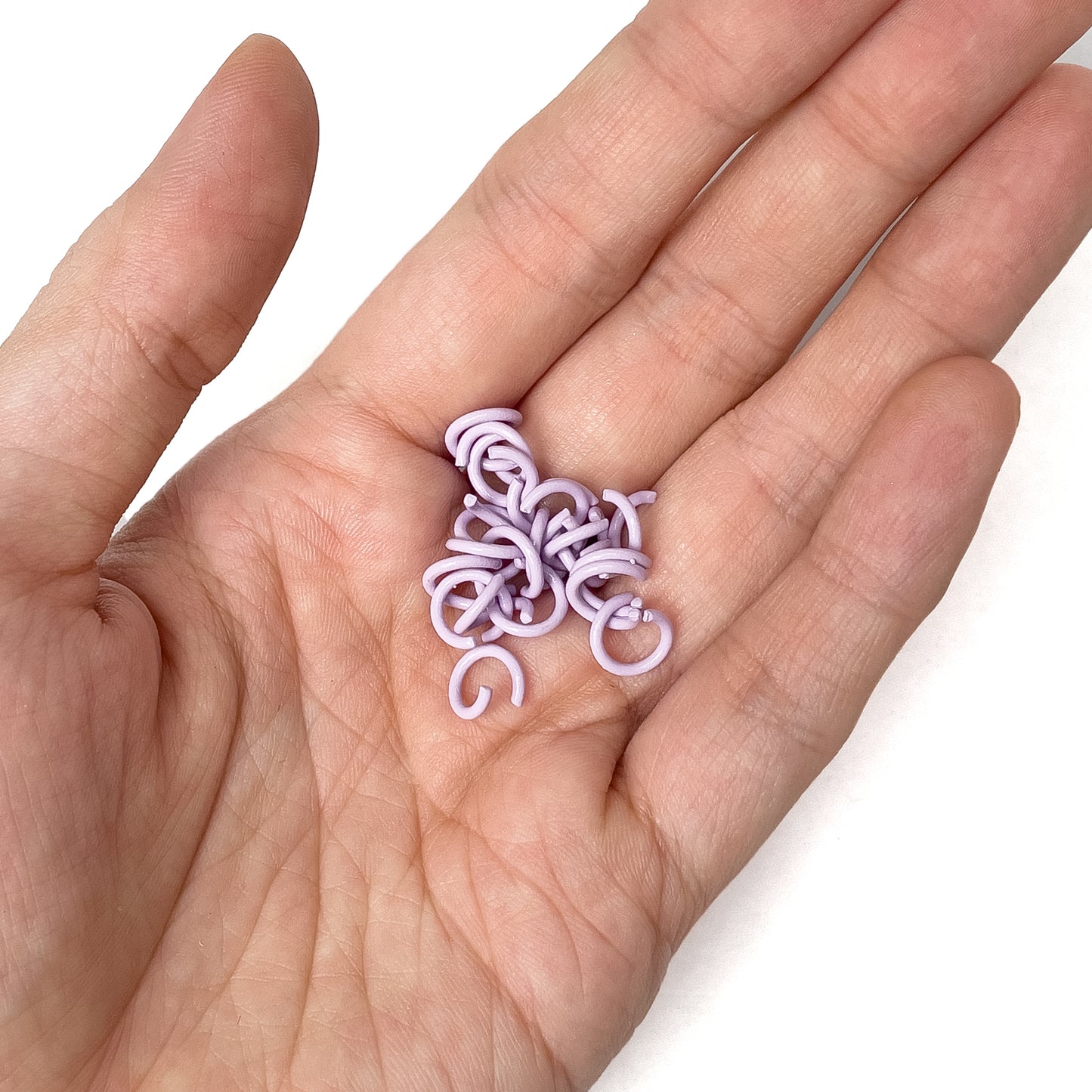 8mm Colorful Open Jump Ring Rings Coated Painted Jumpring (10 grams / approx 50pcs)