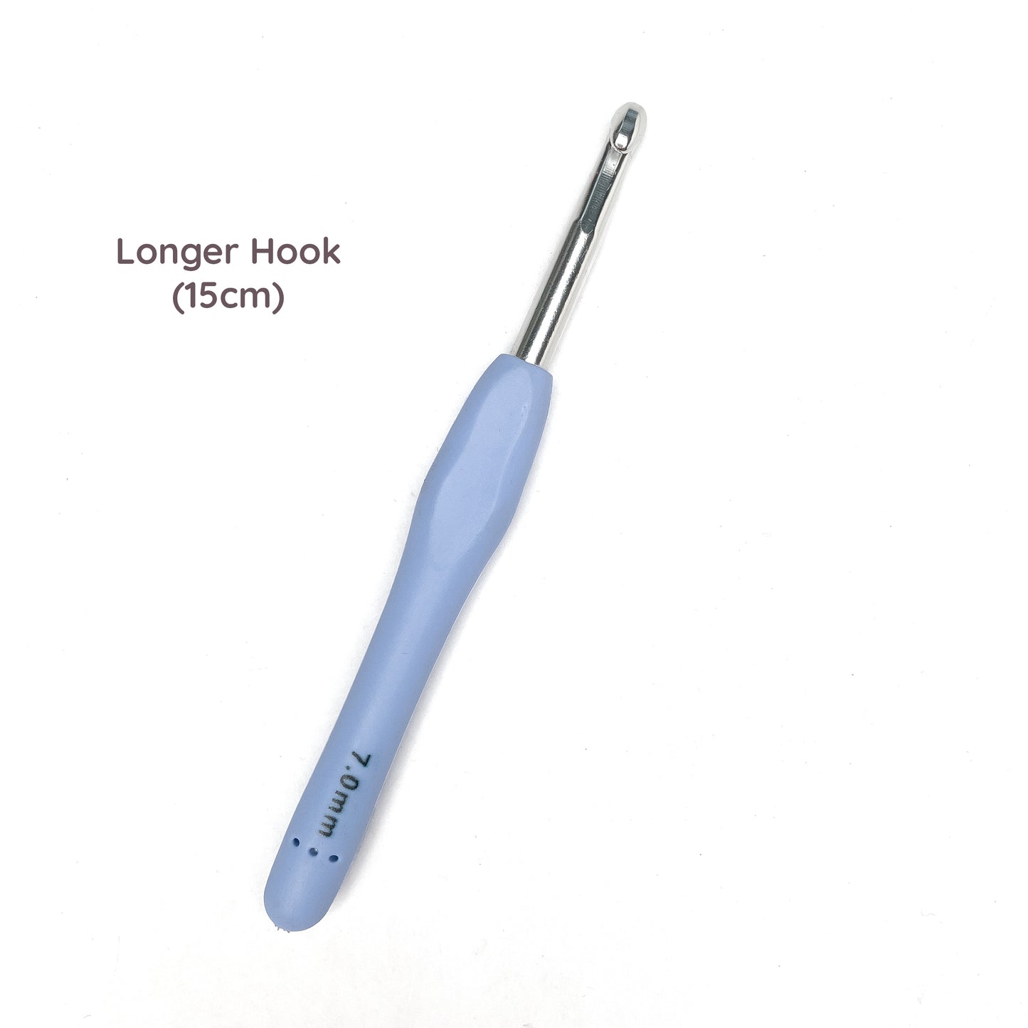 Ergonomic Colorful Crochet Hook Hooks with Rubber / SIlicon Silicone Soft Handle 2.0mm-10.0mm