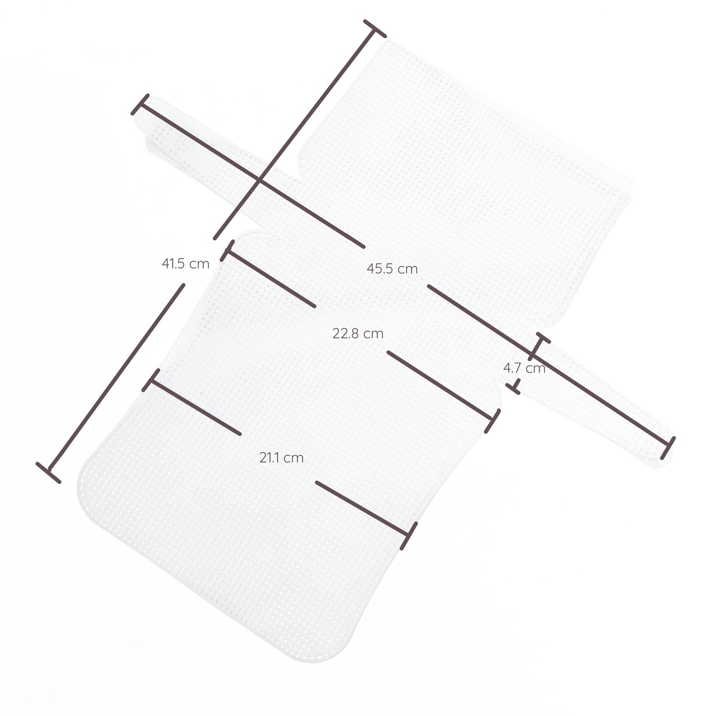 Bag Shaped Plastic Mesh Cuttable Canvas for DIY Bag