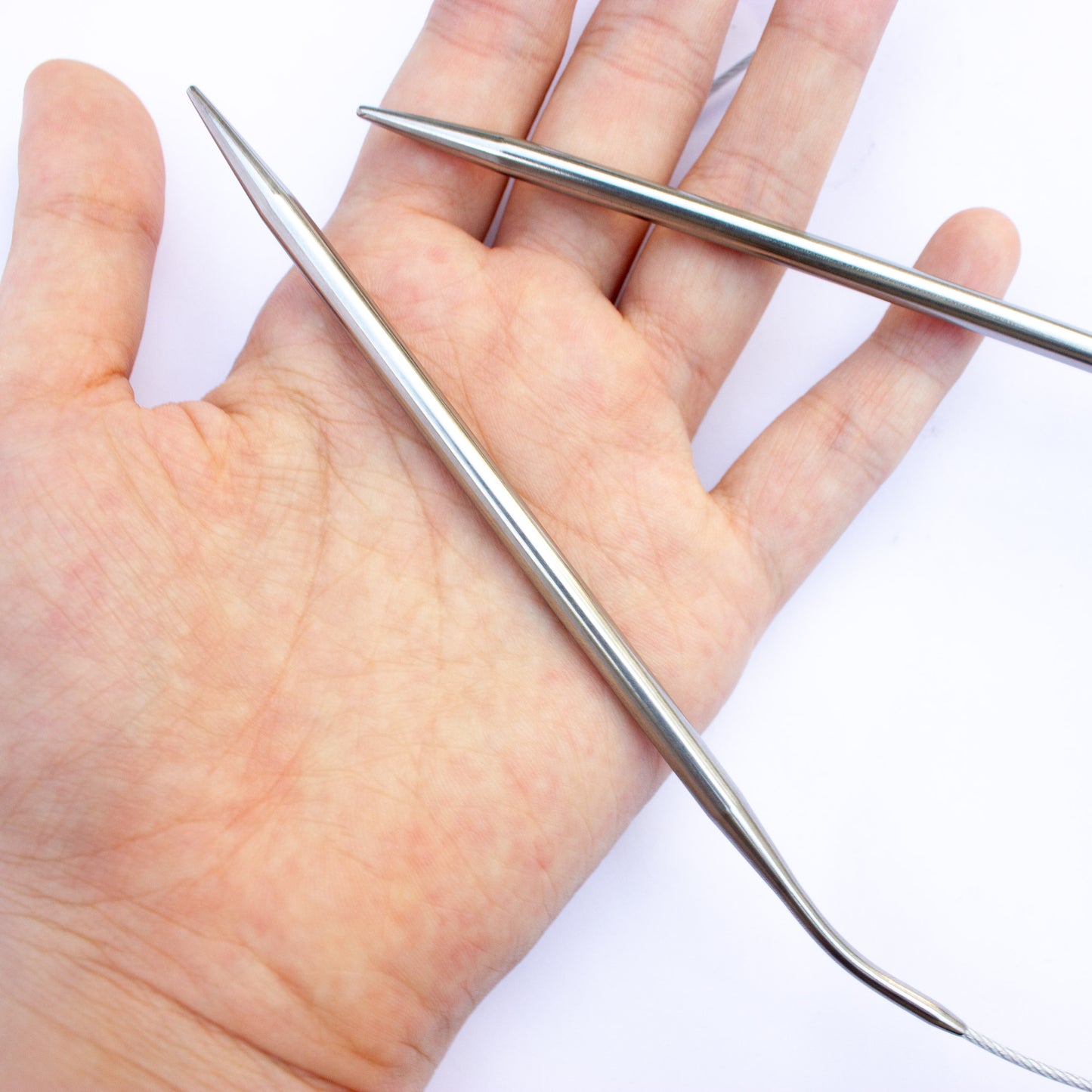 43cm Metal Circular Knitting Needles per piece (1.5mm-10.0mm)