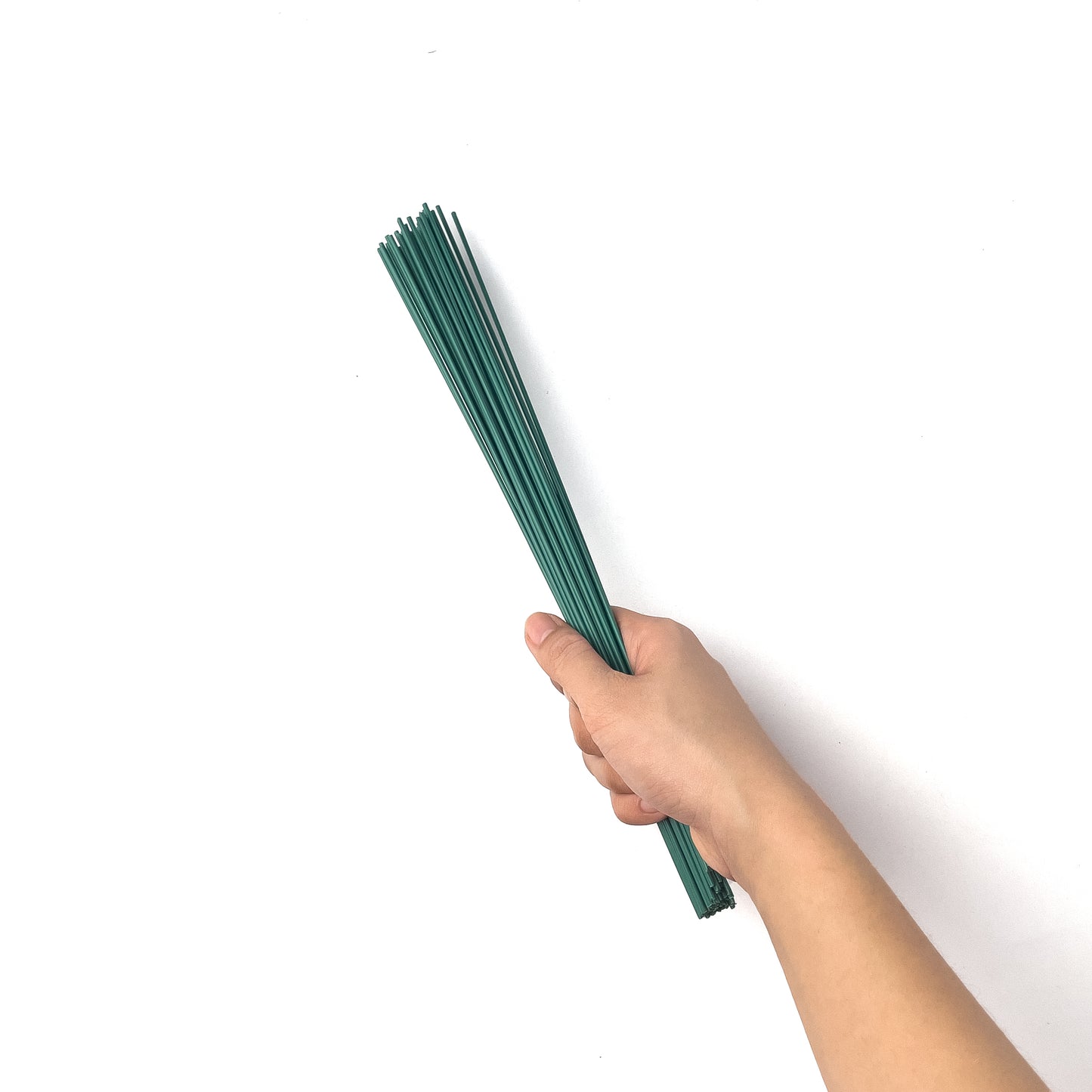 10pcs / 30pcs Floral Wire PVC Plastic Coated 2mm #12 gauge 30cm 40cm for Crochet Flower Stem
