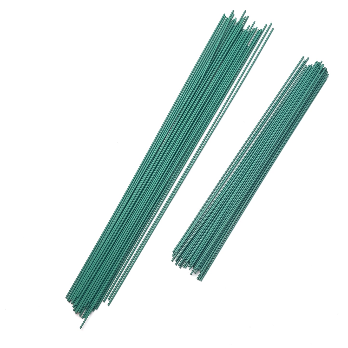 10pcs / 30pcs Floral Wire PVC Plastic Coated 2mm #12 gauge 30cm 40cm for Crochet Flower Stem