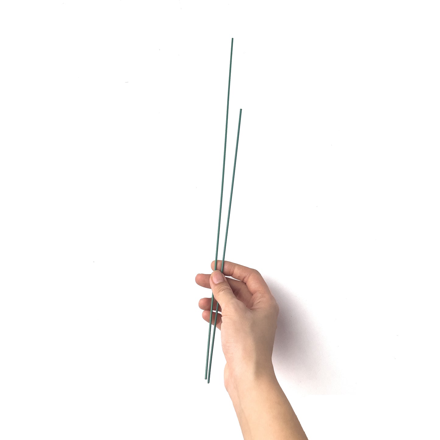 10pcs / 30pcs Floral Wire PVC Plastic Coated 2mm #12 gauge 30cm 40cm for Crochet Flower Stem