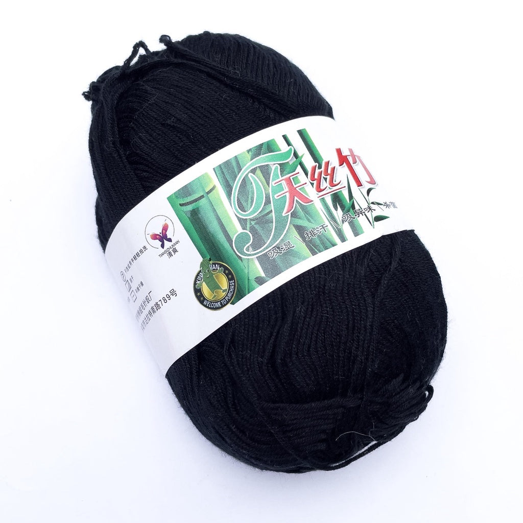Bamboo Cotton Blend Yarn (70% Bamboo, 30% Cotton) 6ply Lace (50g) - 1 of 2
