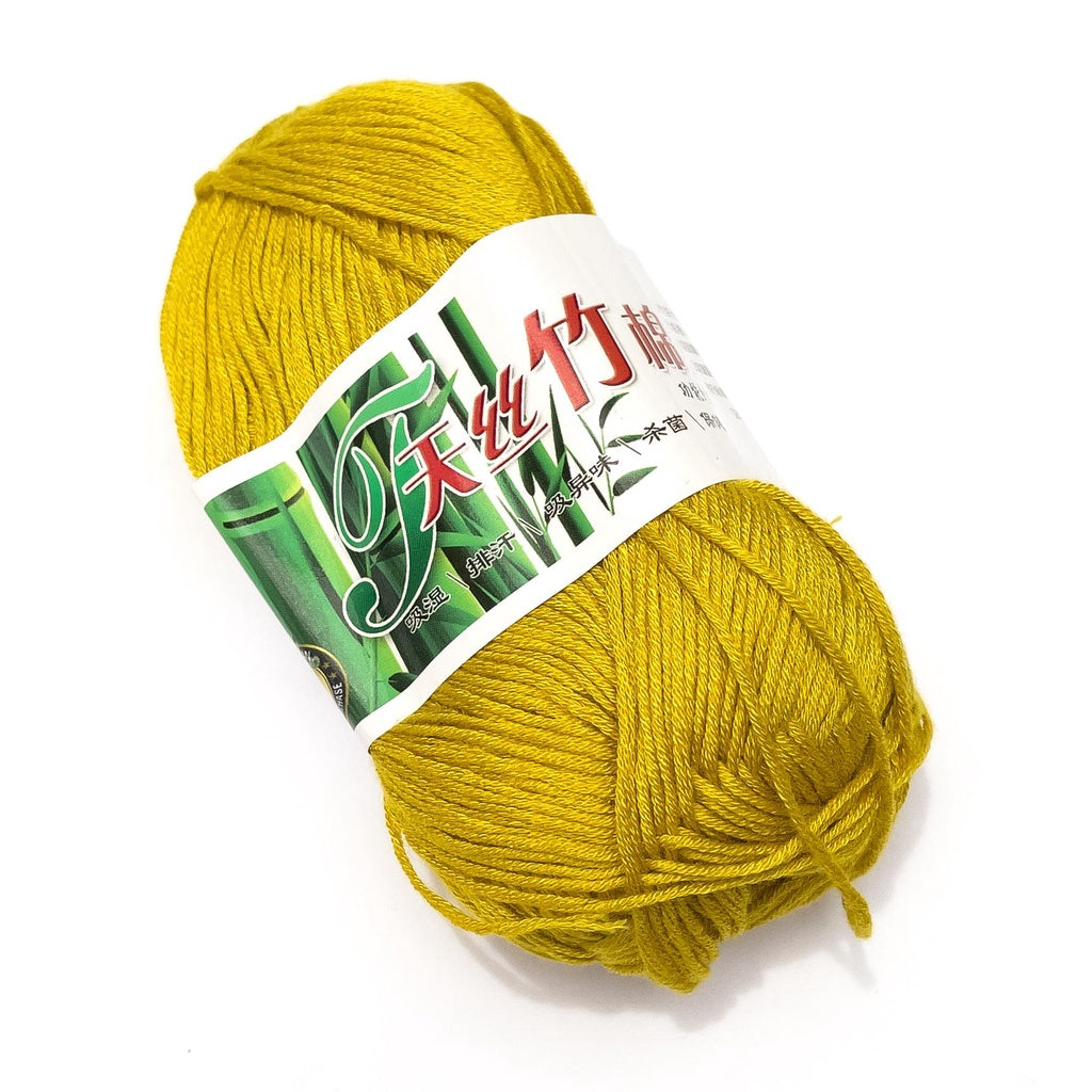 Bamboo Cotton Blend Yarn (70% Bamboo, 30% Cotton) 6ply Lace (50g) - 1 of 2