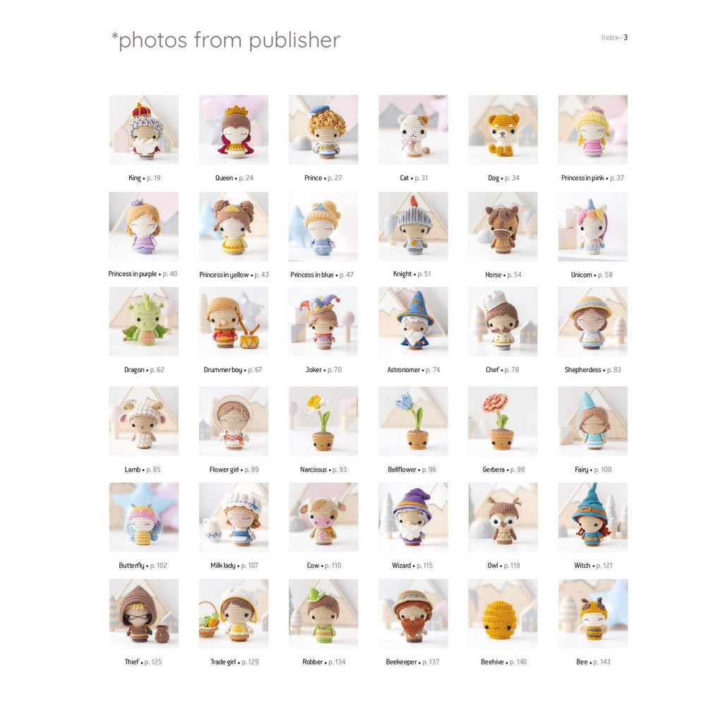 Mini Kingdom: Crochet 36 Tiny Amigurumi Royals! by Olka Novytska (AradiyaToys)