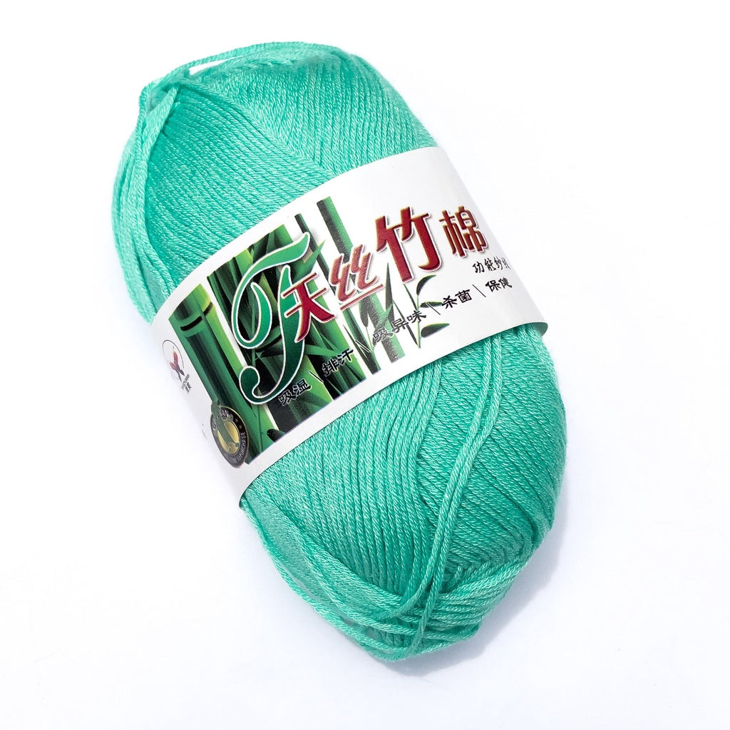 Bamboo Cotton Blend Yarn (70% Bamboo, 30% Cotton) 6ply Lace (50g) - 1 of 2
