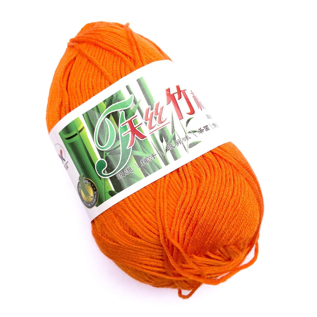 Bamboo Cotton Blend Yarn (70% Bamboo, 30% Cotton) 6ply Lace (50g) - 1 of 2