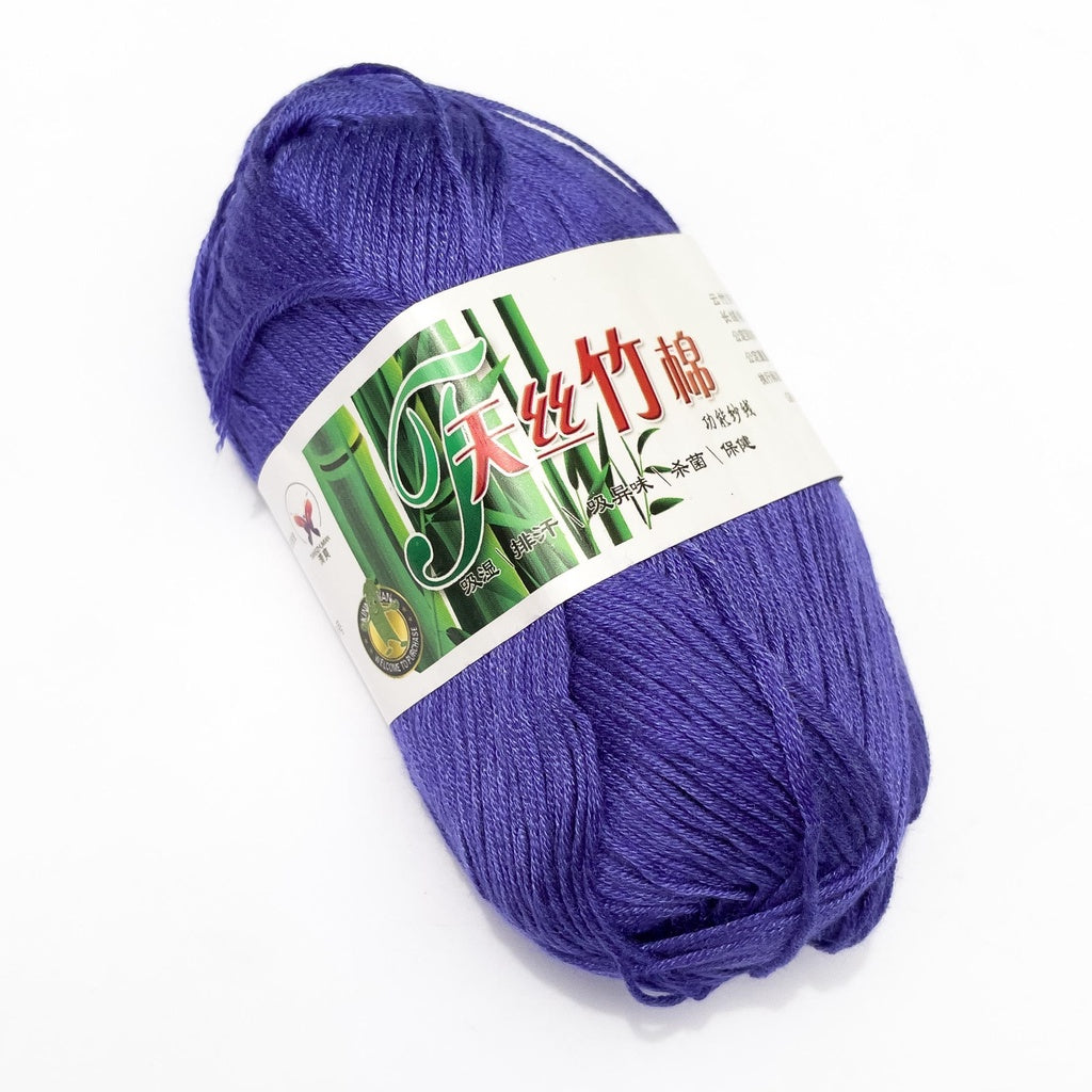 Bamboo Cotton Blend Yarn (70% Bamboo, 30% Cotton) 6ply Lace (50g) - 1 of 2