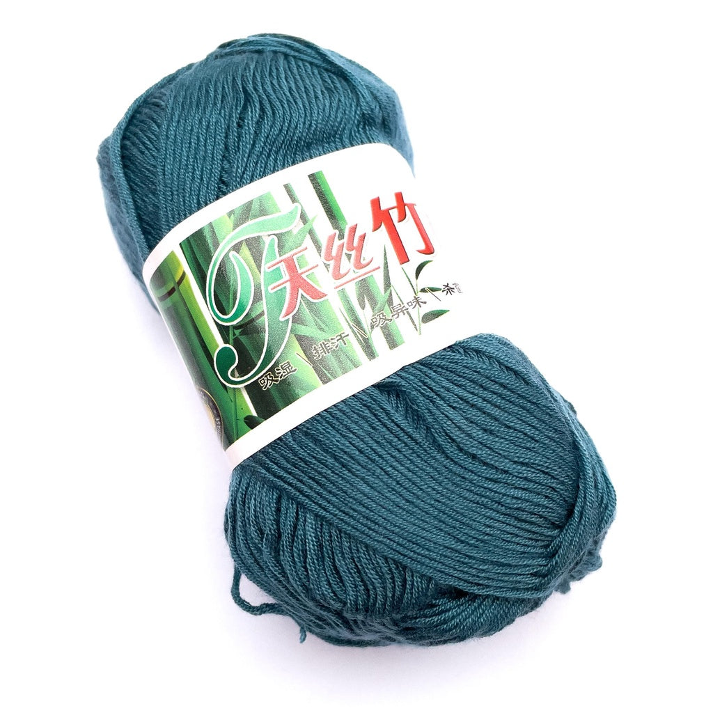 Bamboo Cotton Blend Yarn (70% Bamboo, 30% Cotton) 6ply Lace (50g) - 1 of 2