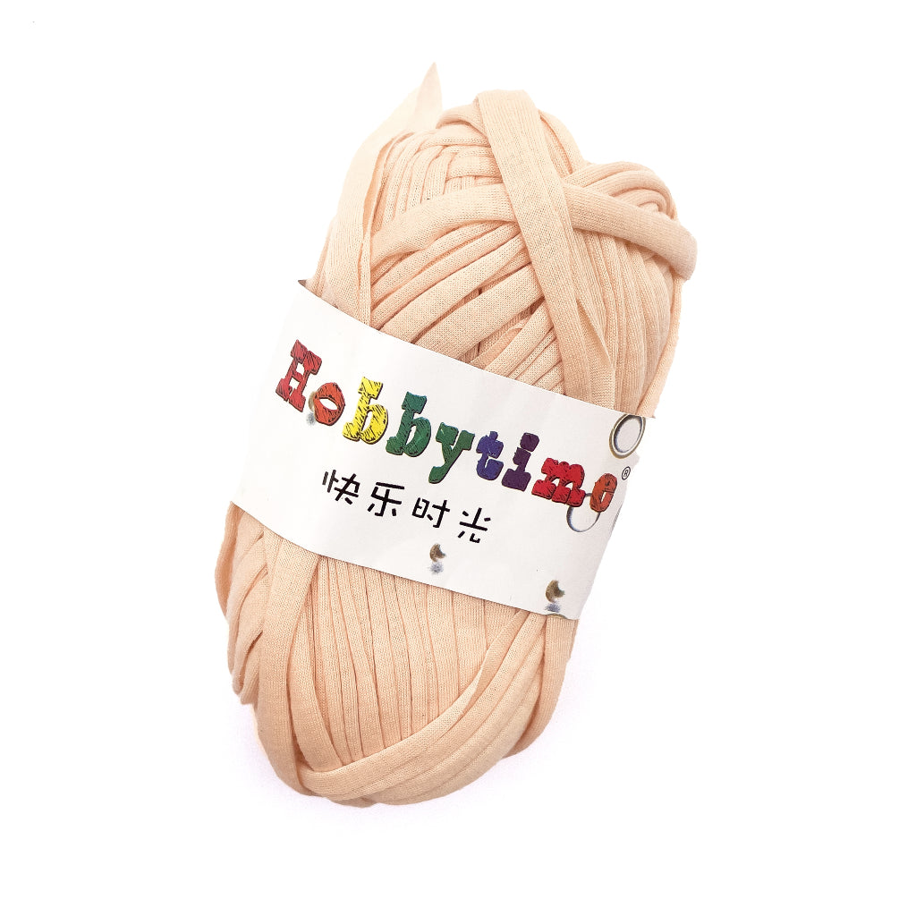 Tshirt T-shirt Fabric Yarn for Crochet and Knitting (100g) - 1 of 2