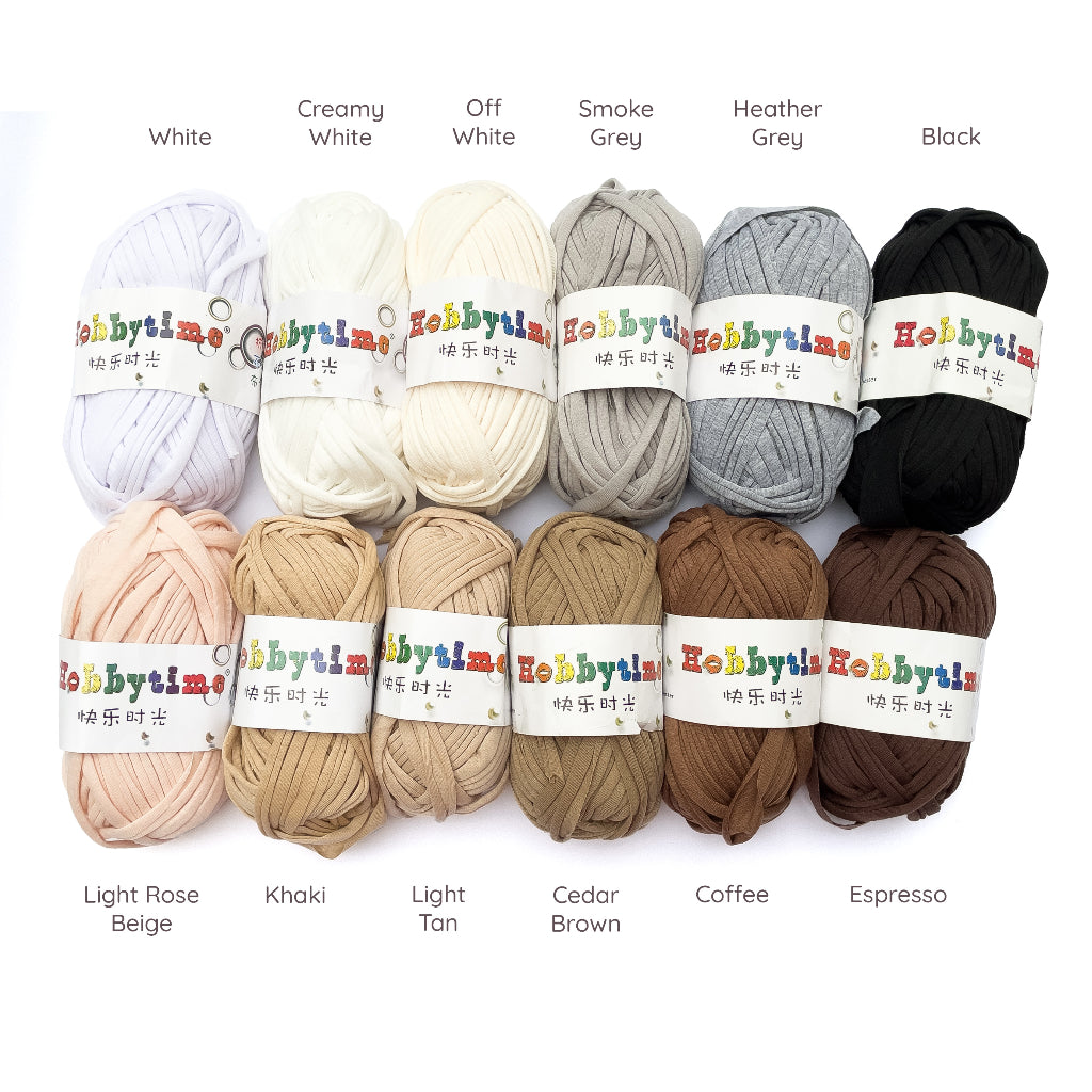 Tshirt T-shirt Fabric Yarn for Crochet and Knitting (100g) - 1 of 2