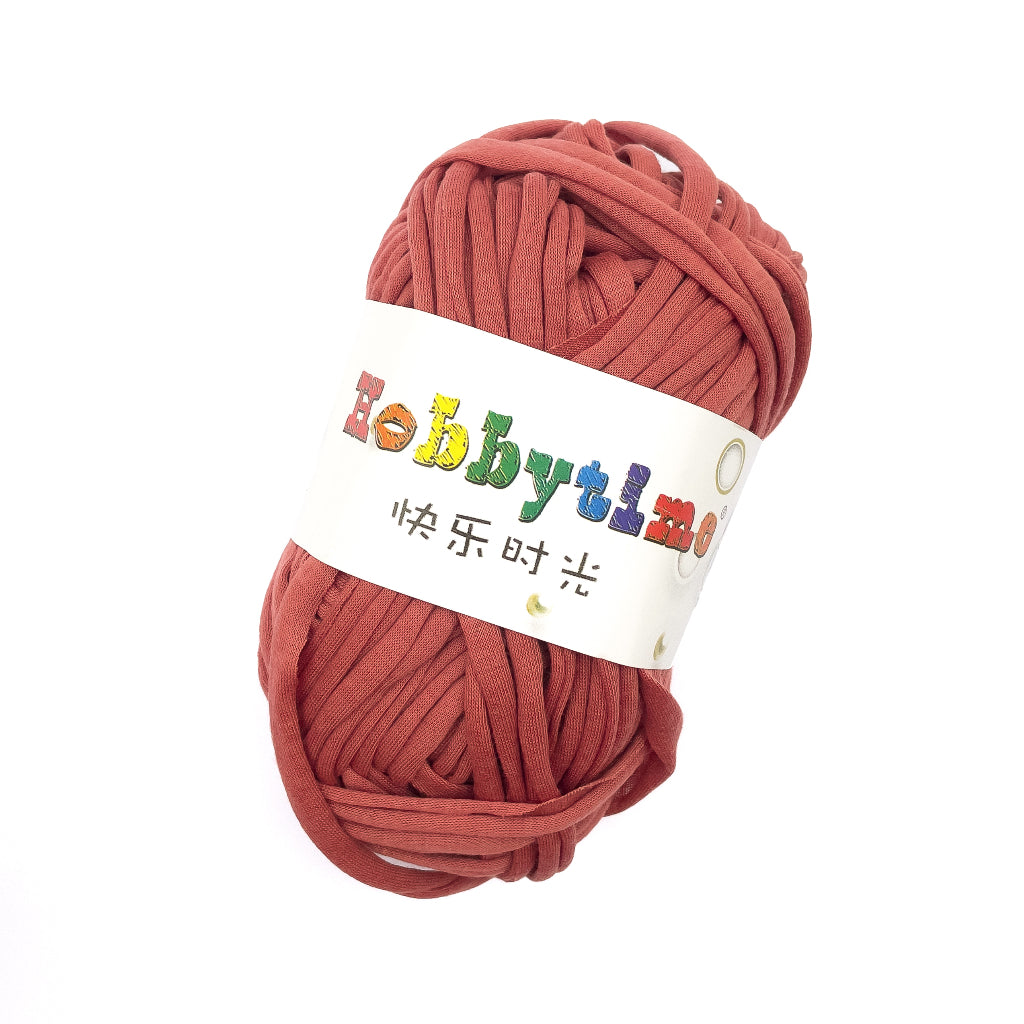 Tshirt T-shirt Fabric Yarn for Crochet and Knitting (100g) - 1 of 2