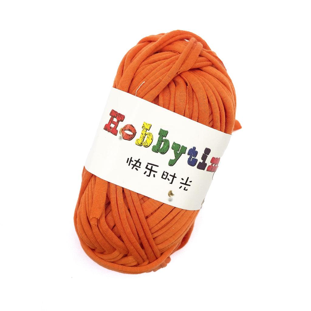 Tshirt T-shirt Fabric Yarn for Crochet and Knitting (100g) - 1 of 2