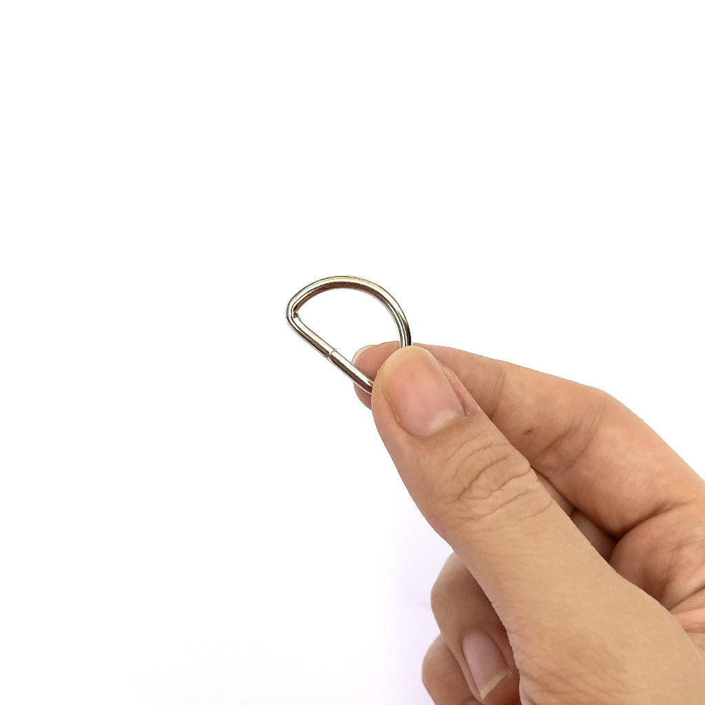 10pcs Metal D Ring Rings for Bags - 3/4 inch, 1 inch