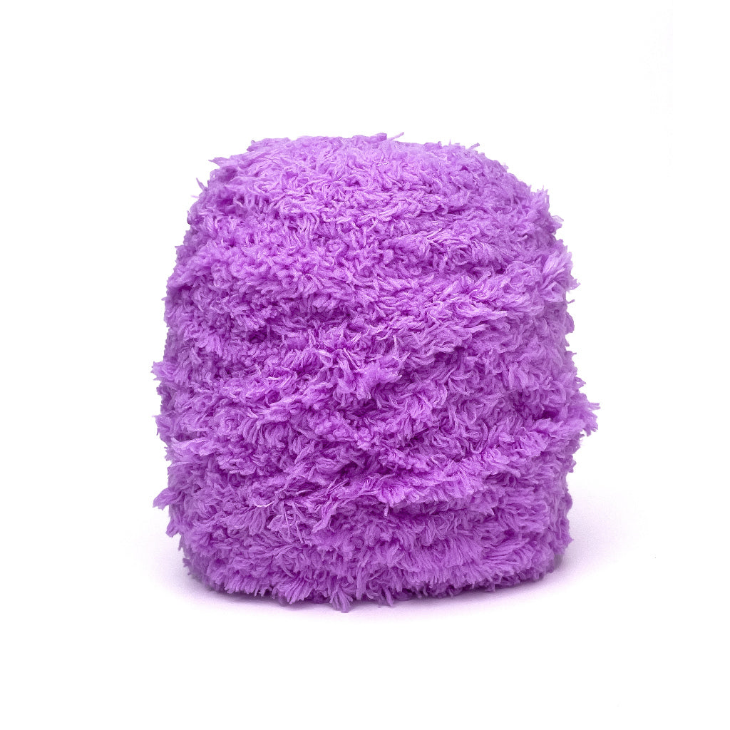 Coral Fleece Fluffy Yarn Polyester Super Bulky Yarn (approx. 100g)