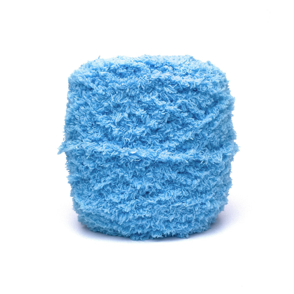 Coral Fleece Fluffy Yarn Polyester Super Bulky Yarn (approx. 100g)