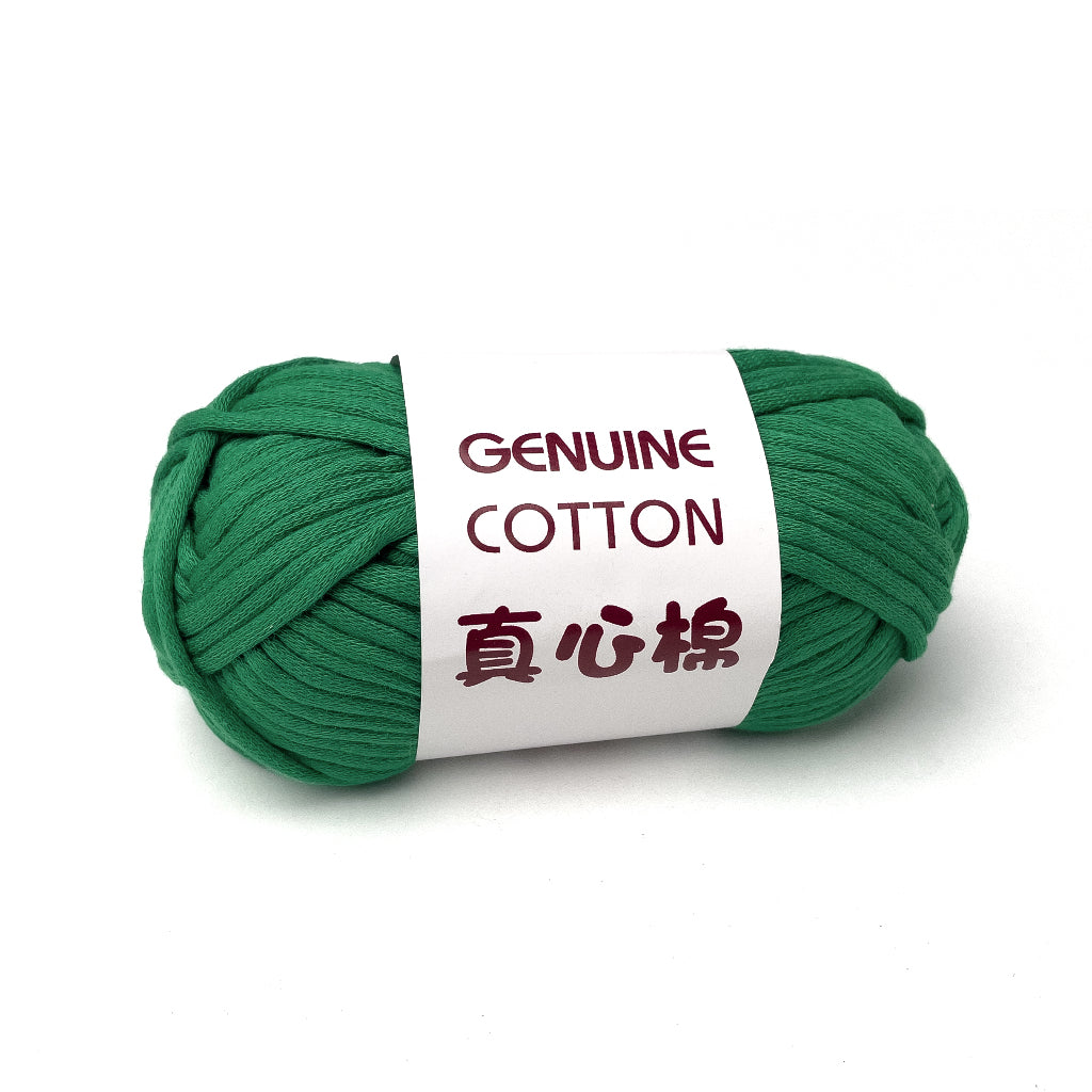 Genuine Cotton Tube Yarn 50g Cotton-Nylon Blend for Crochet and Knitting, Beginner Friendly