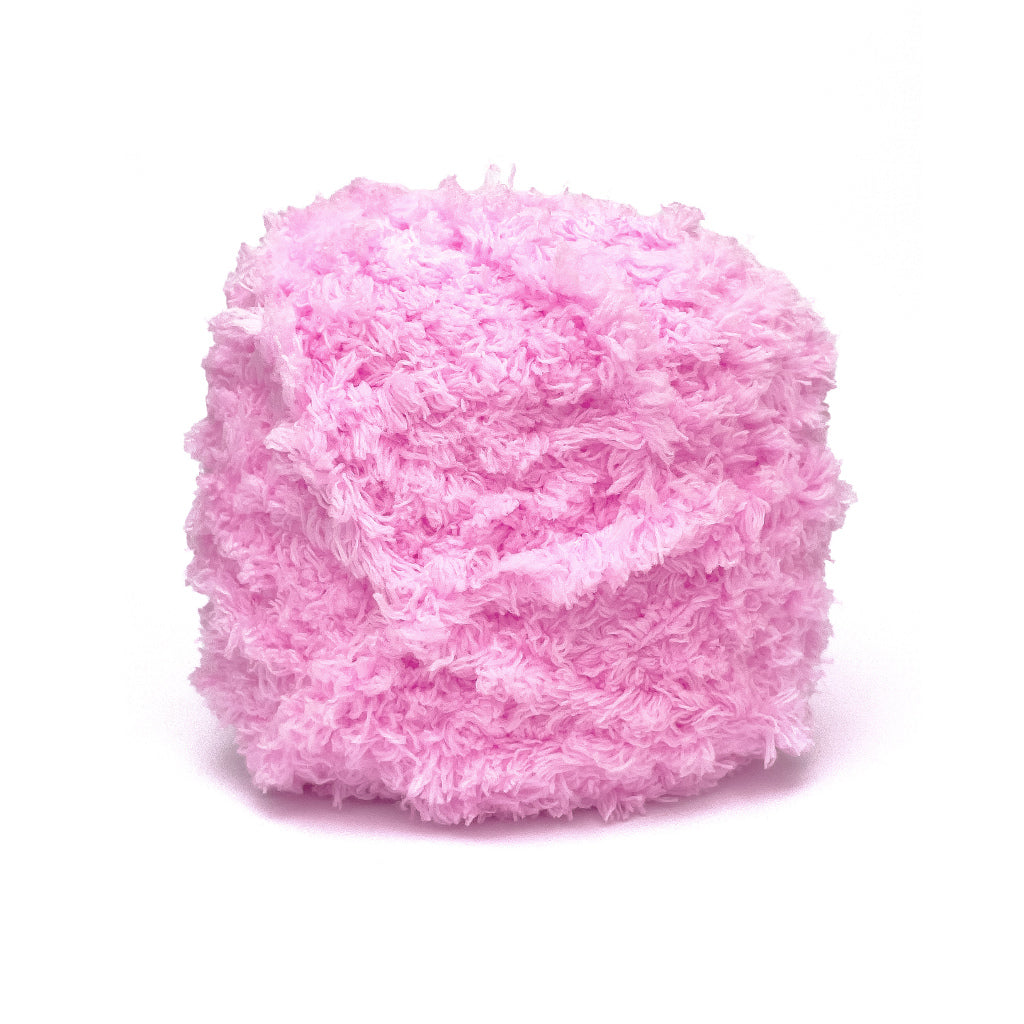 Coral Fleece Fluffy Yarn Polyester Super Bulky Yarn (approx. 100g)