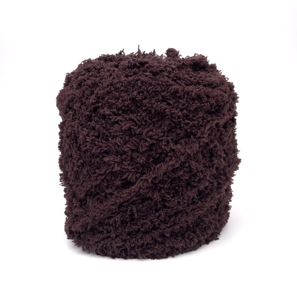 Coral Fleece Fluffy Yarn Polyester Super Bulky Yarn (approx. 100g)