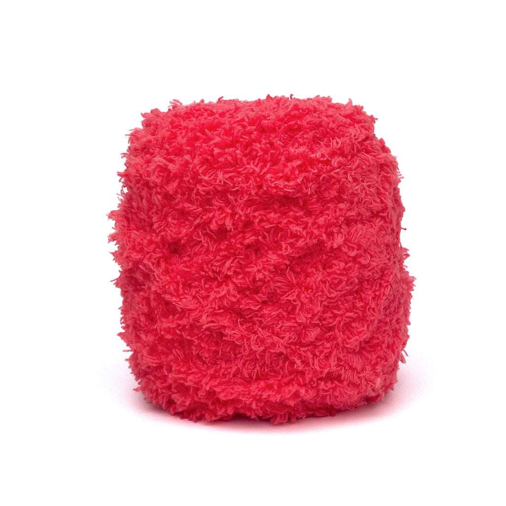 Coral Fleece Fluffy Yarn Polyester Super Bulky Yarn (approx. 100g)