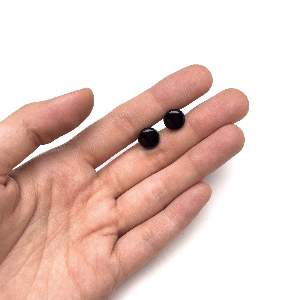 Round Flat Safety Eyes Black Plastic Doll Eyes for Crochet Amigurumi 6 8 10 12 14mm (10pcs)