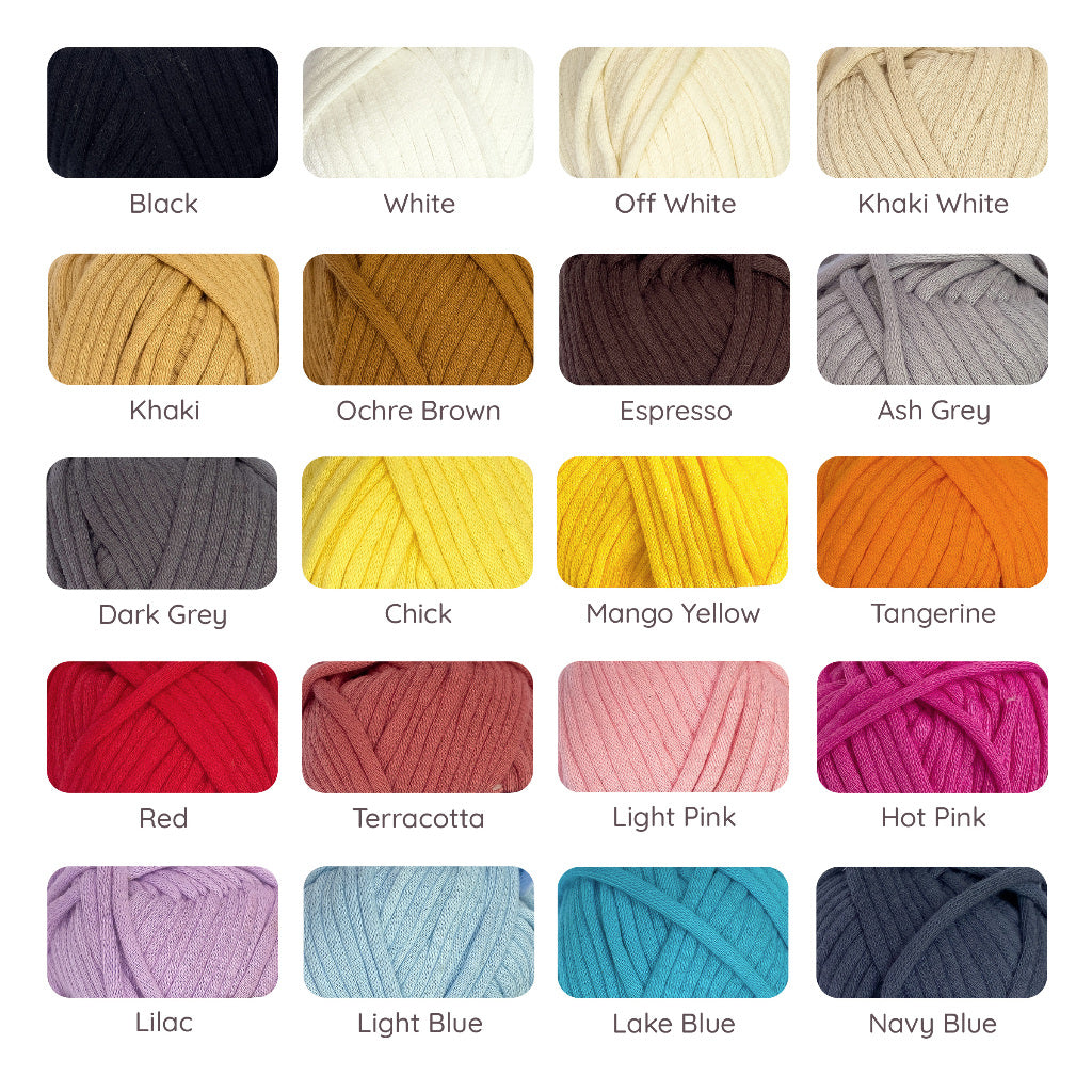 Genuine Cotton Tube Yarn 50g Cotton-Nylon Blend for Crochet and Knitting, Beginner Friendly