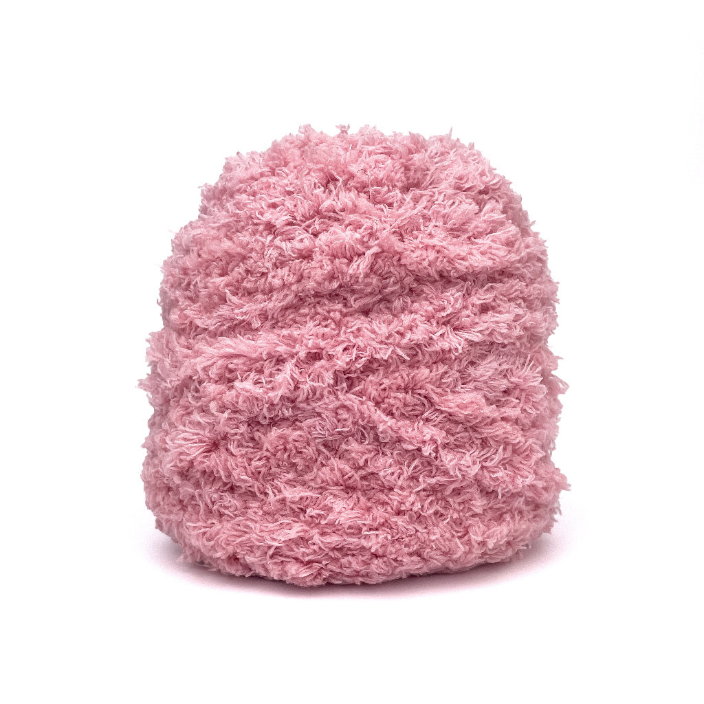 Coral Fleece Fluffy Yarn Polyester Super Bulky Yarn (approx. 100g)